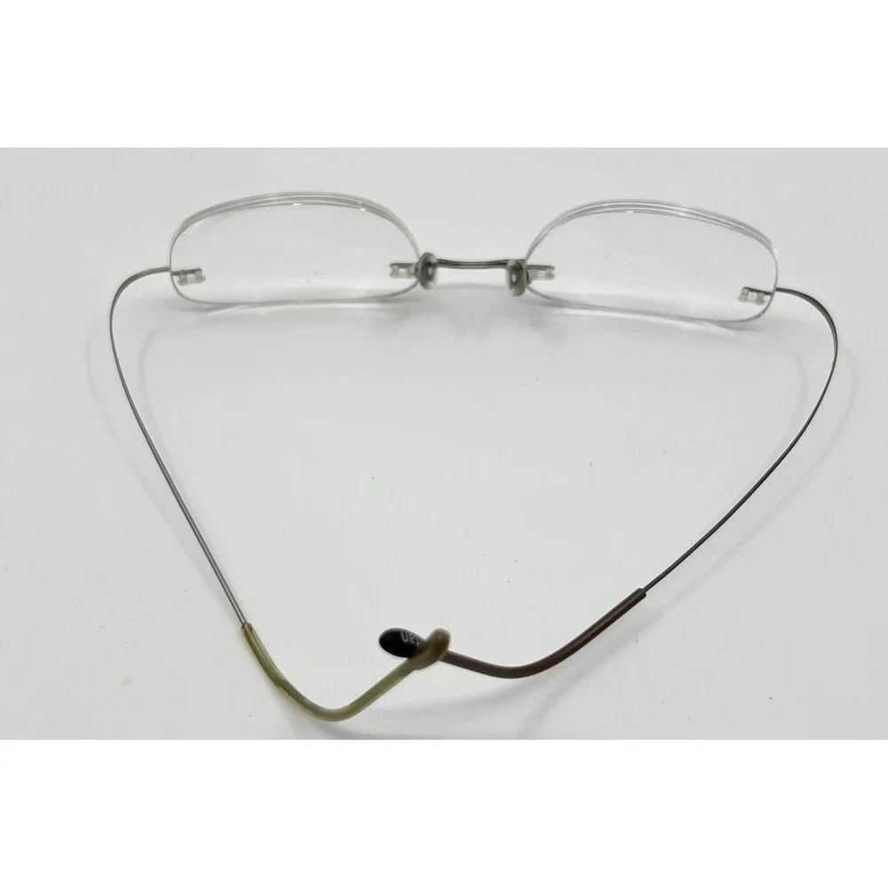 Silhouette Eyeglasses Unisex Silver Rimless Titan Minimal Art 44159 Small
